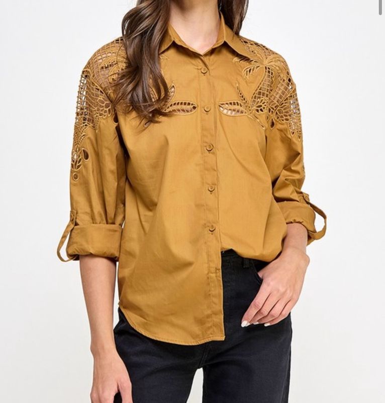 CAELI TOP GOLDEN BROWN