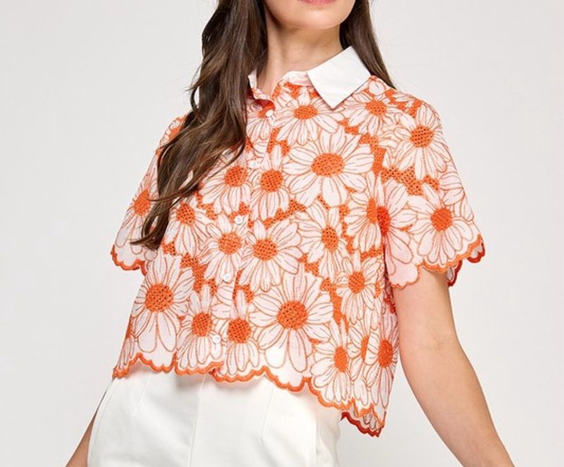 TASHA TOP ORANGE
