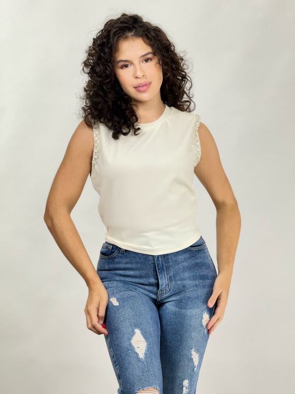 SELENA TOP IVORY