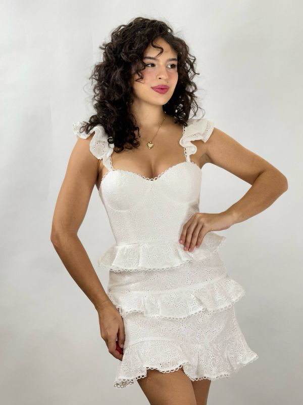 ROSA DRESS WHITE