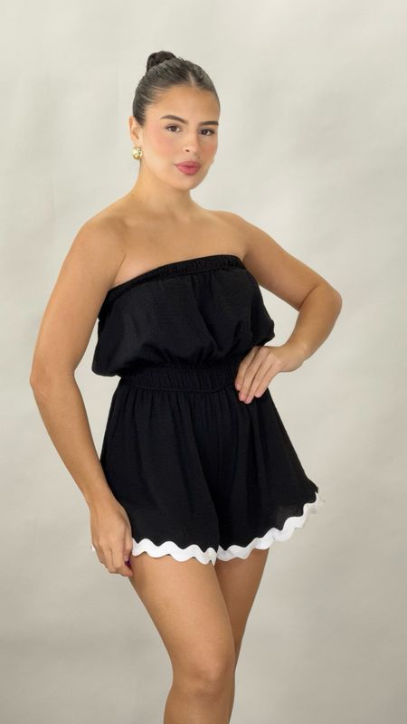 DUNA ROMPER BLACK