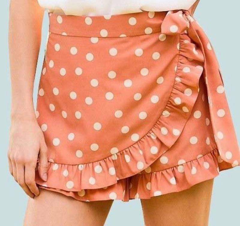 GIULLIA SKORT PEACH