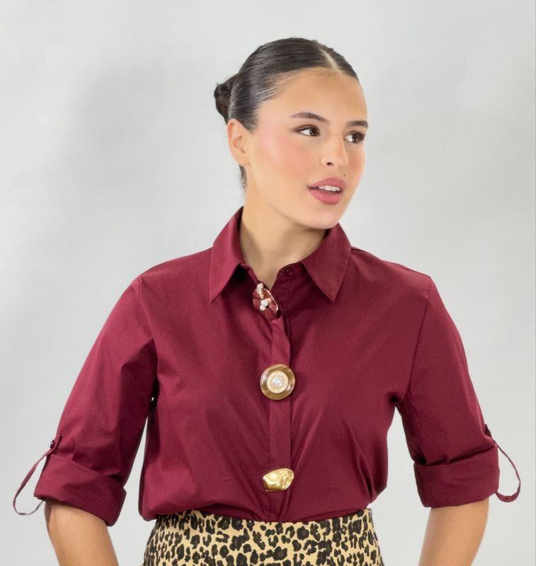 ALONDRA TOP BURGUNDY