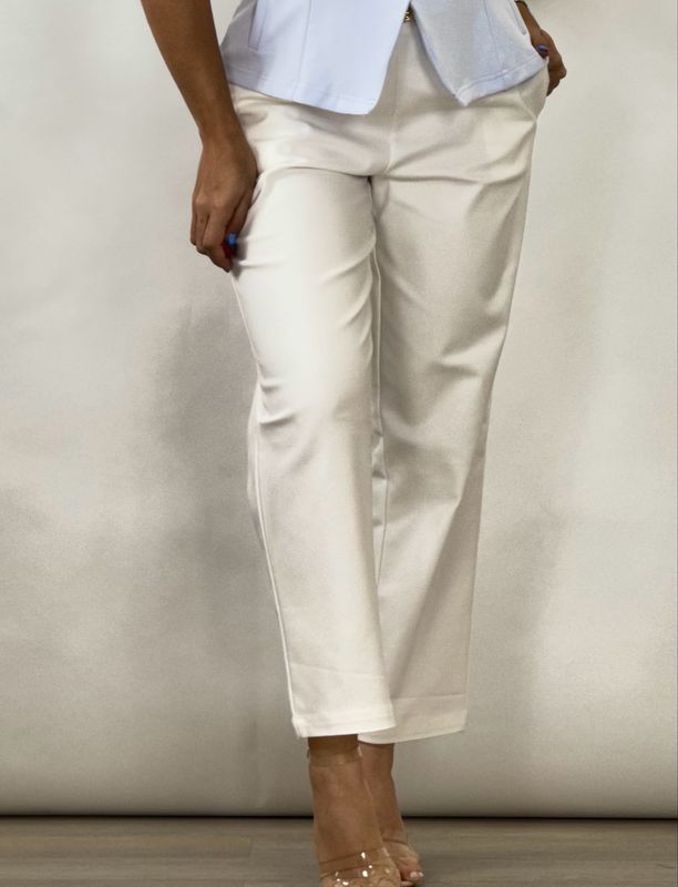 ARIA PANT WHITE