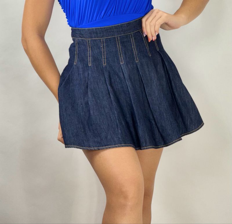 ANDREA SKORT DENIM