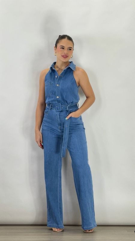 FIONA JUMPSUIT DENIM