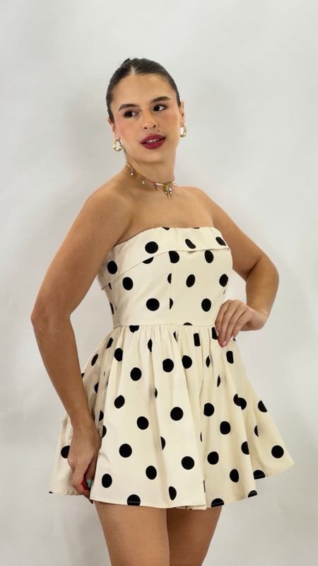 GALATEA ROMPER POLKA DOT
