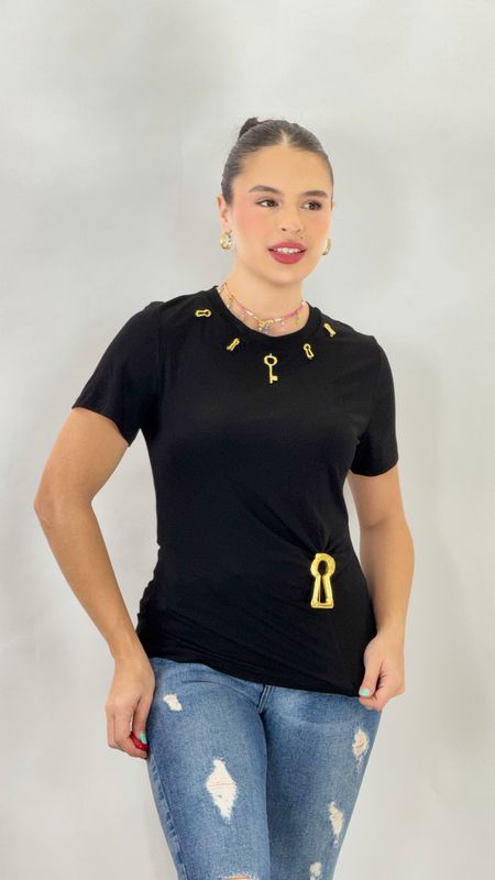 GILDA TOP BLACK