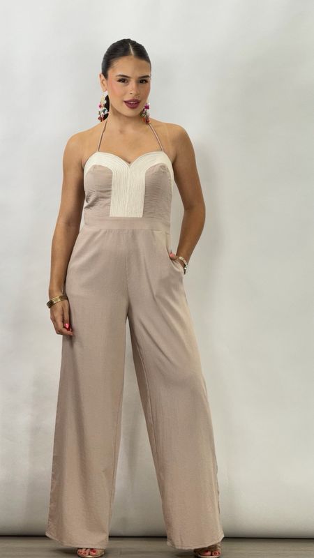 JOSS JUMPSUIT BEIGE