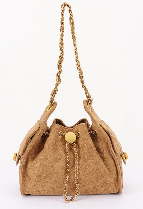 LODI SUEDE KHAKI BAG