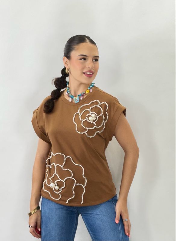 MARGOT TOP BROWN