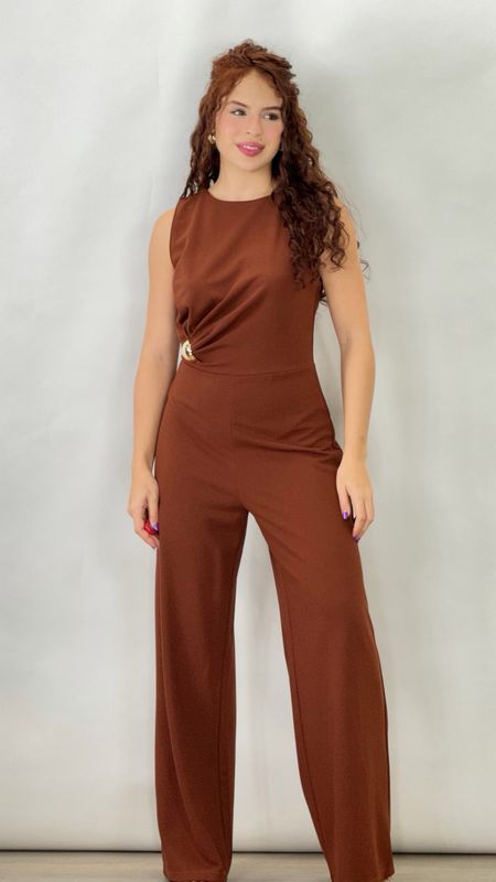 SELAH JUMPSUIT BROWN