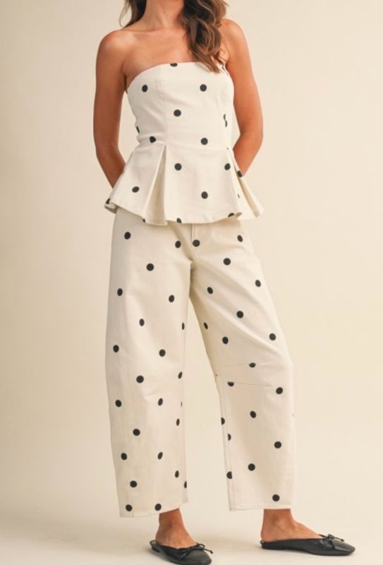 SANDY SET IVORY/BLACK