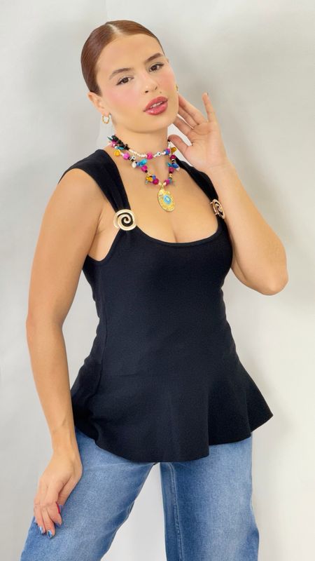 SAKURA TOP BLACK