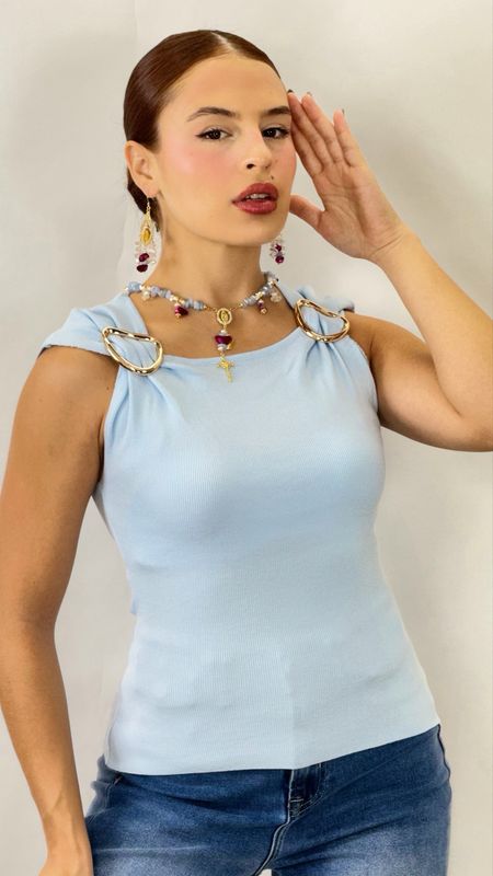 SARIL TOP BLUE
