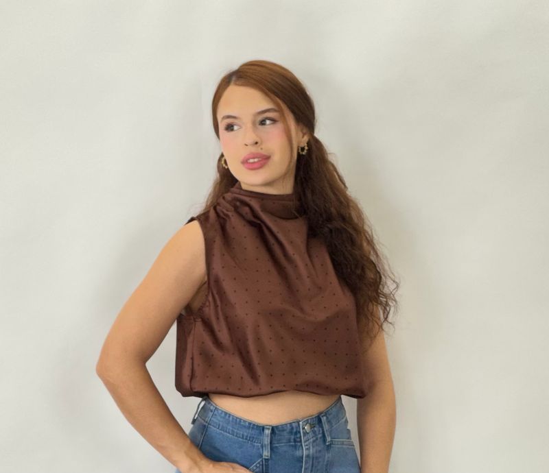 SHAMILA TOP BROWN