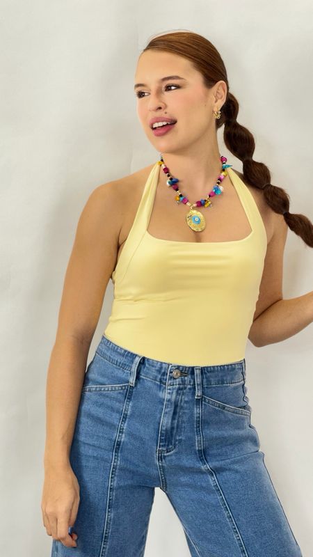 SIBYL TOP BUTTER YELLOW