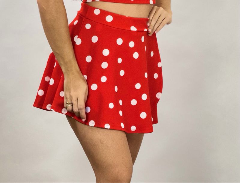 GALENE SKORT RED
