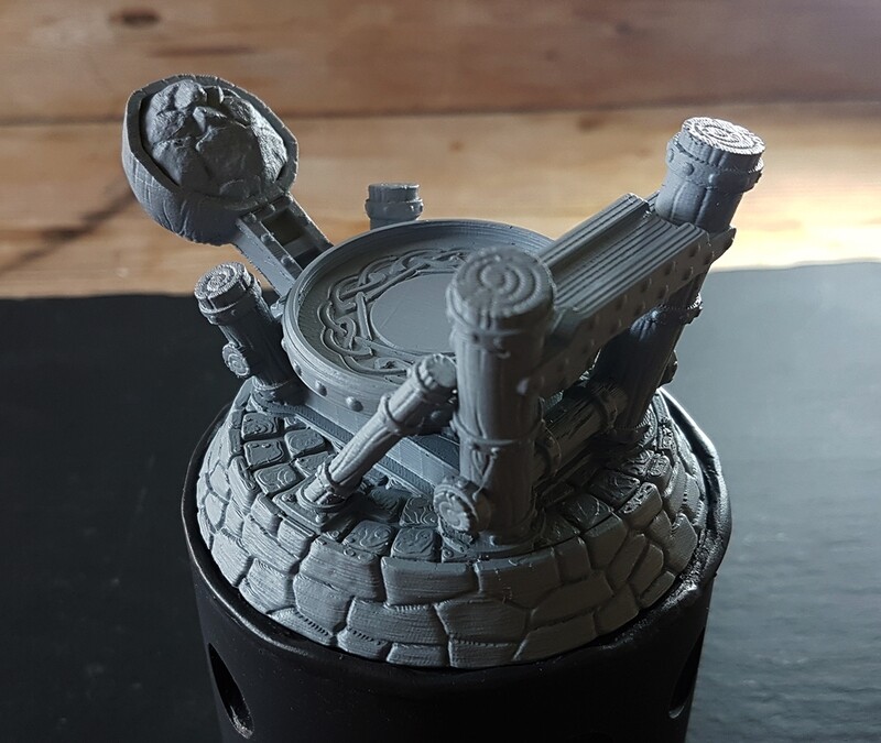 B-Sieged Catapult STL/OBJ file DIGITAL DOWNLOAD