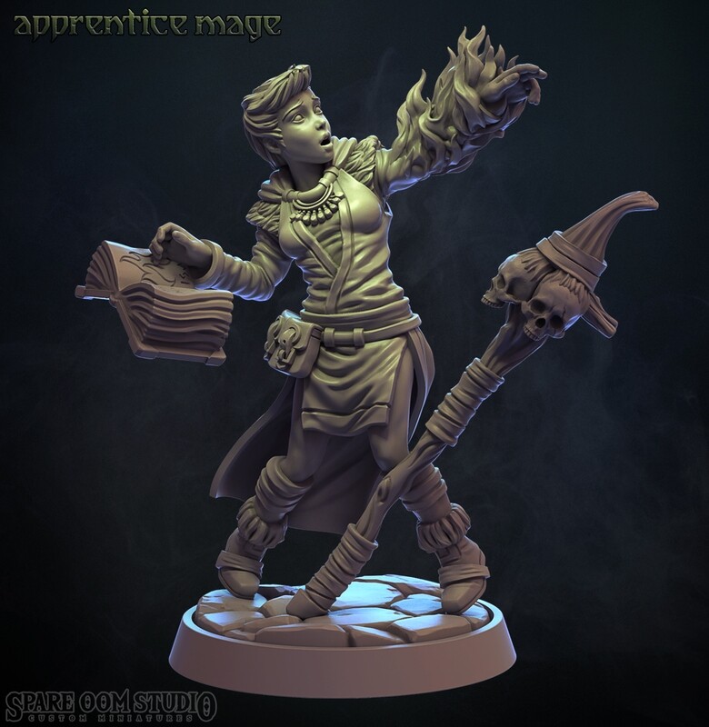 Apprentice Mage - Talisman STL
