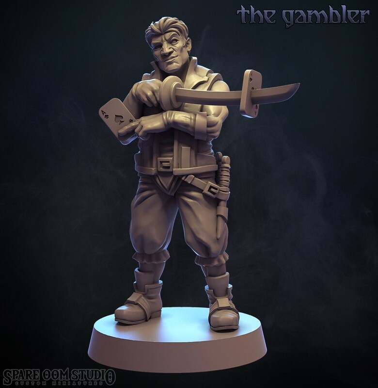 The Gambler-Talisman STL