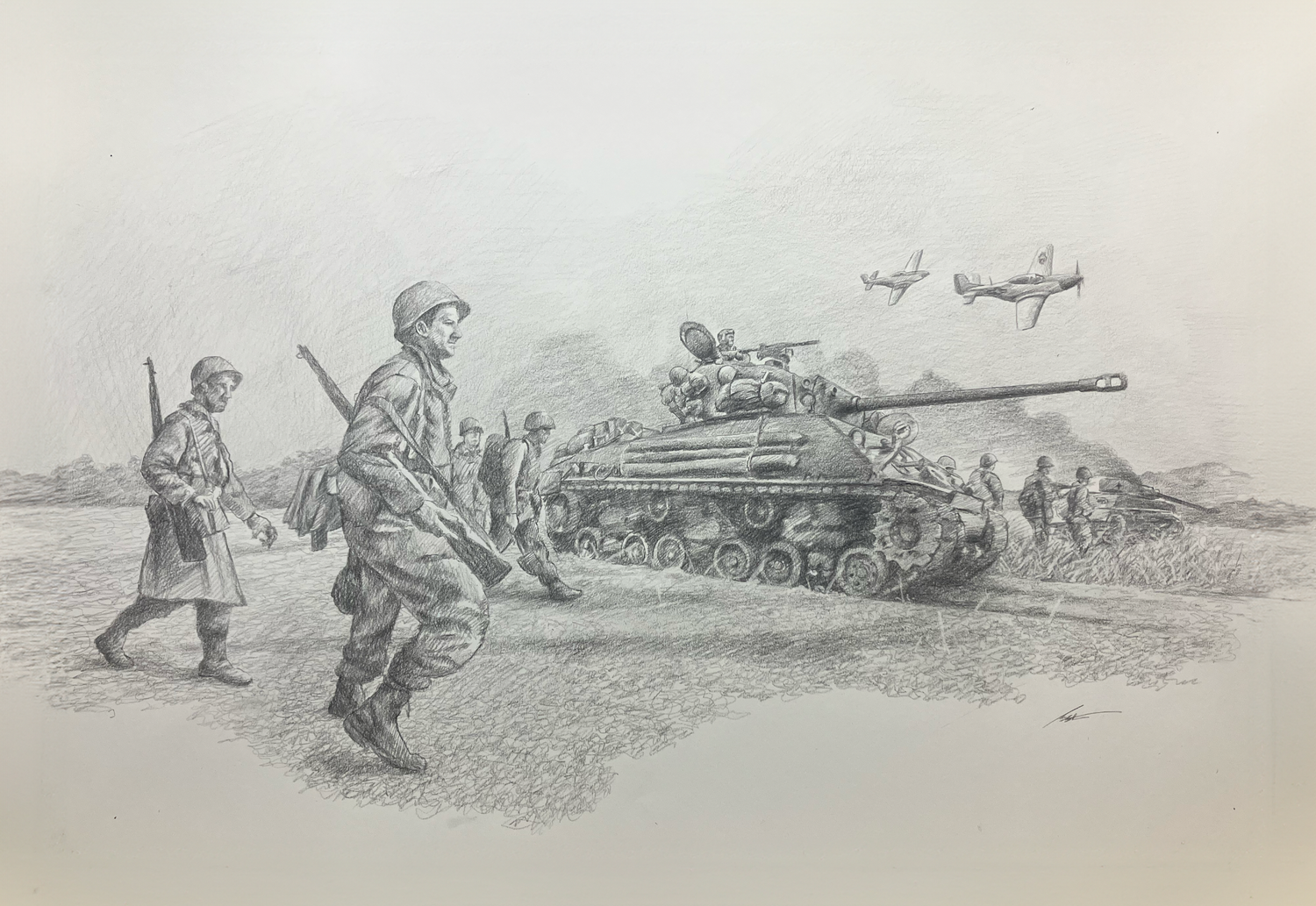 Arracourt (Original Drawing)