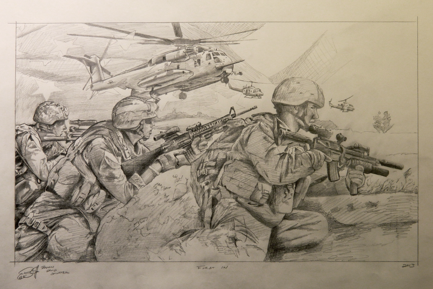 Marines (Original Drawing)