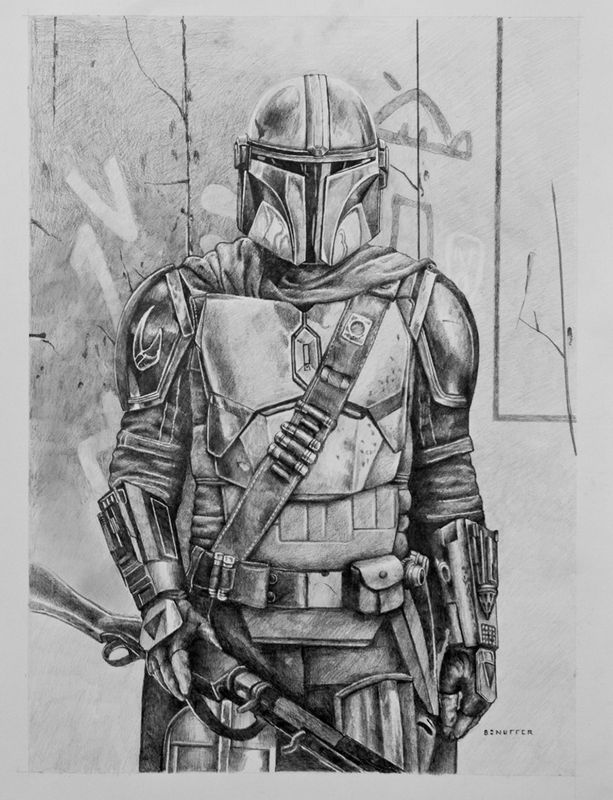 Star Wars Mando Graphite