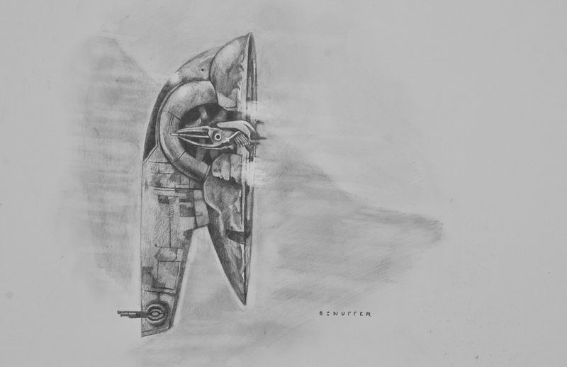 Star Wars Slave One Graphite