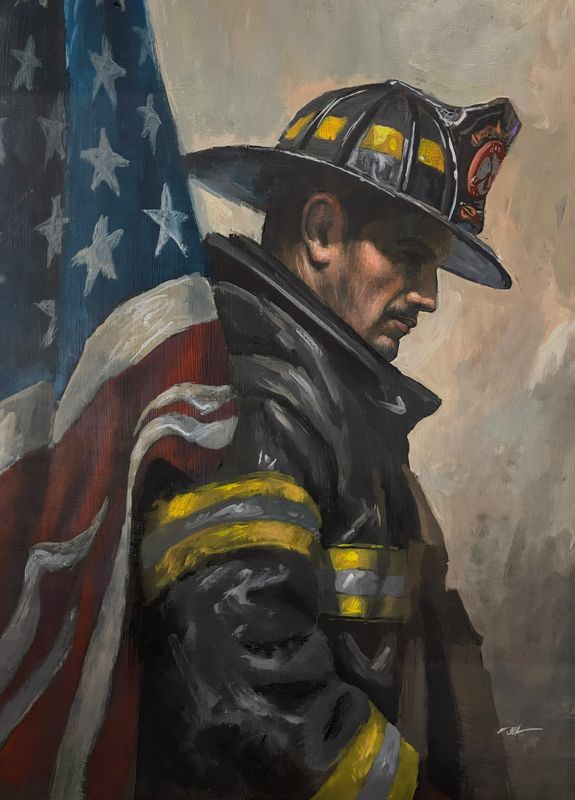 Patriot Sketchbook Card Series - FDNY