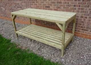 Kweektafels in dennen - 76x178cm, 90cm hoog