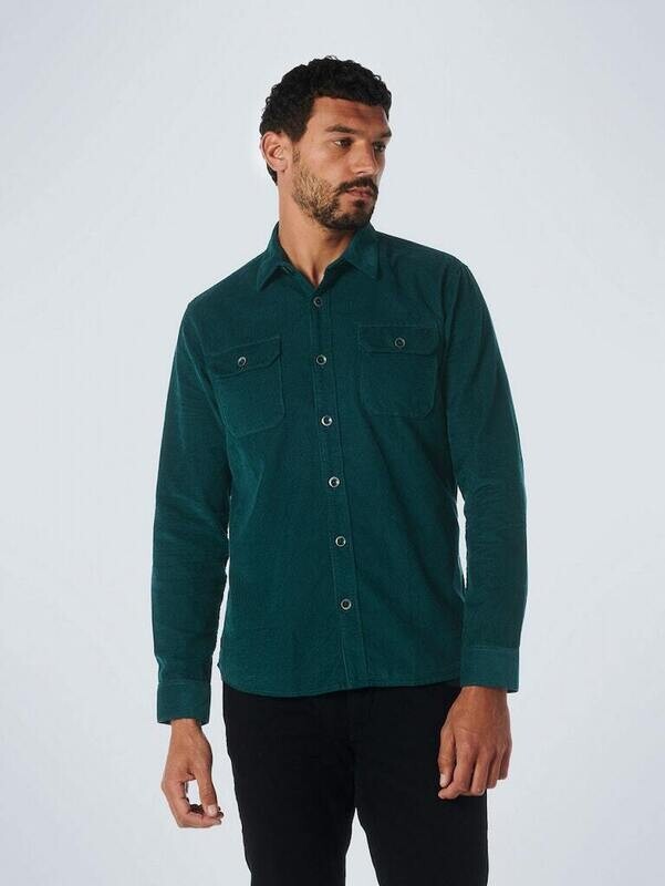 No Excess Shirt Corduroy 21430837SN Ocean