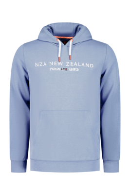 NZA New Zealand Auckland Sweater Hooded 24BN316 1673 RHYTHM BLUE