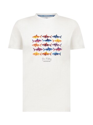 A Fish Named Fred T-Shirt 28.401 Off-White