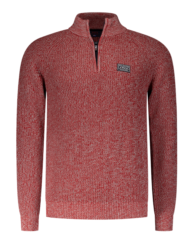 NZA New Zealand Auckland Half Zip Trui 24HN472 REEF RED 1507