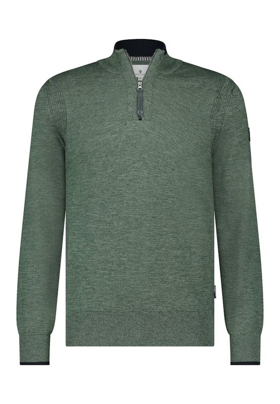 State of Art Half Zip Pullover 13124913 bladgroen:uni