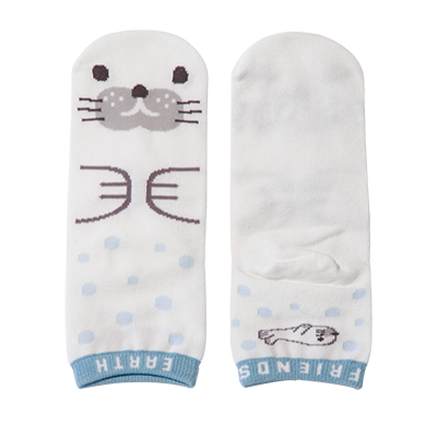 ちきゅうのともだち® | 動物くつした【アザラシ】靴下