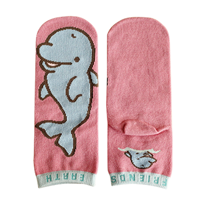 ちきゅうのともだち® | 動物くつした【アザラシ】靴下ブルーイルカ