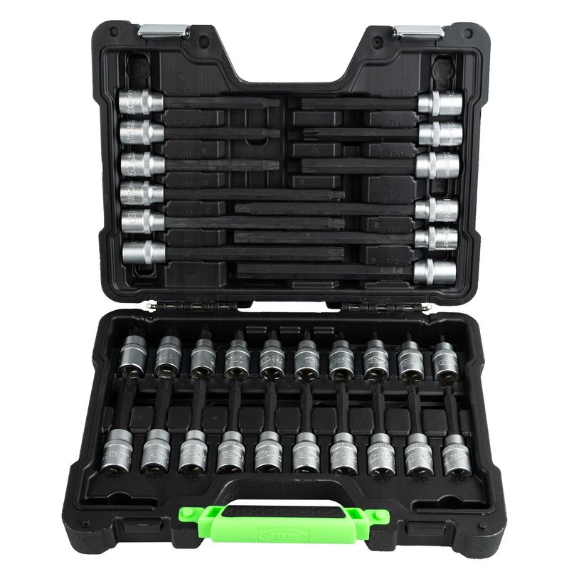 VALIGETTA DI INSERTI PER VITI TORX 32 PEZZI