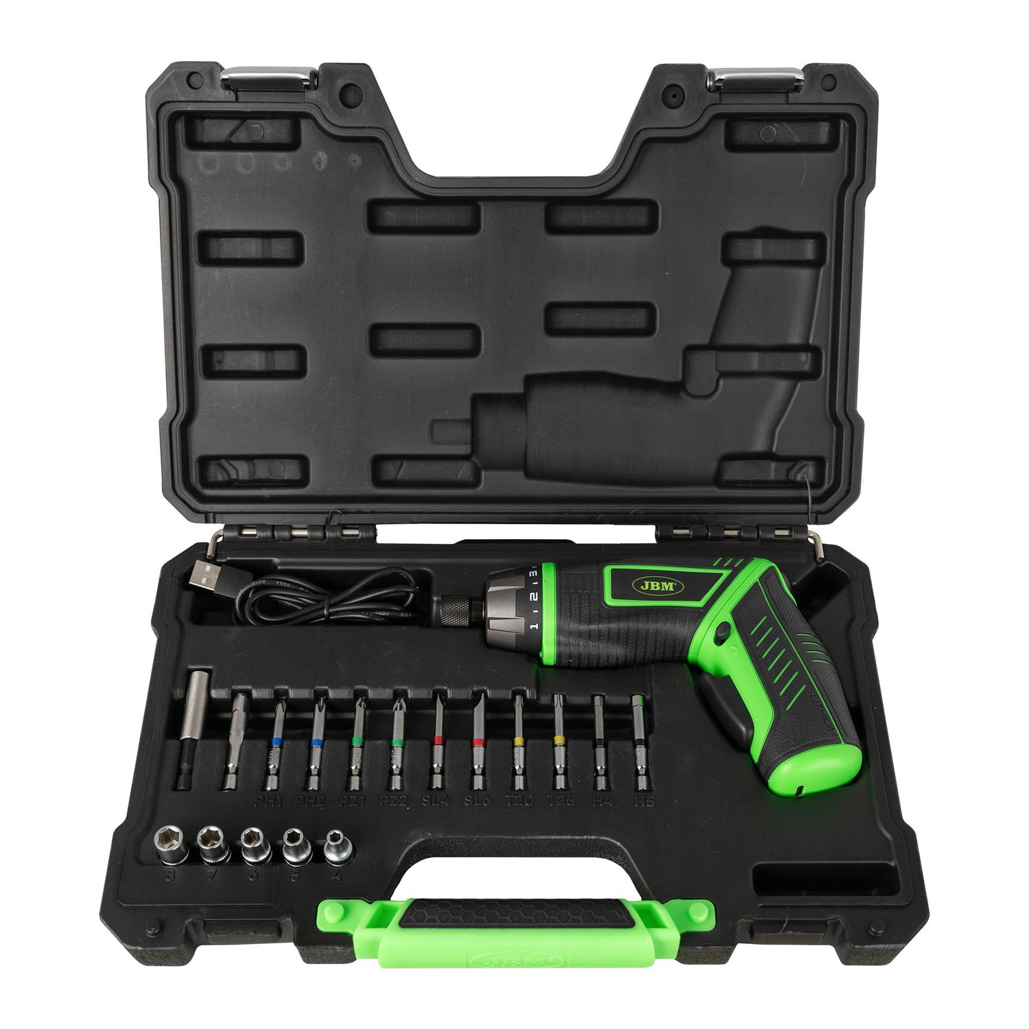 CACCIAVITE A BATTERIA E SET DI PUNTE 