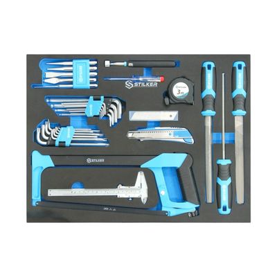 Modulo schiuma 527x387mm misura, chiavi, sega, lime - 42 pezzi