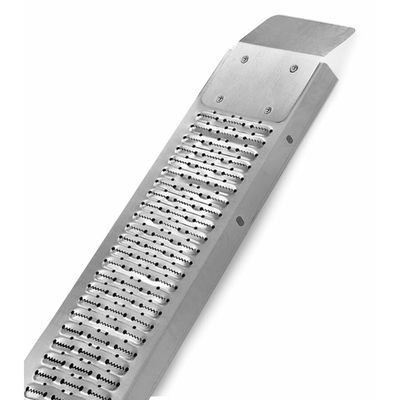 Rampe pieghevoli in acciaio, portata 440 kg, lunghezza 1900 mm, con cinghie di fissaggio - set da 2