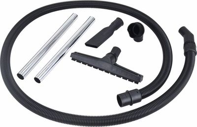 Aspirapolvere per solidi e liquidi da 60 litri, 230 V, 2400 W, serbatoio in acciaio inox, 2 motori, tubo flessibile da 2 m.