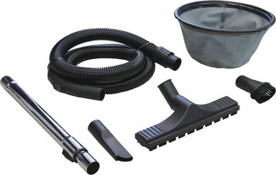 Aspirapolvere per solidi e liquidi da 20 litri, 230 V, 1200 W, serbatoio/soffiatore in acciaio inox.