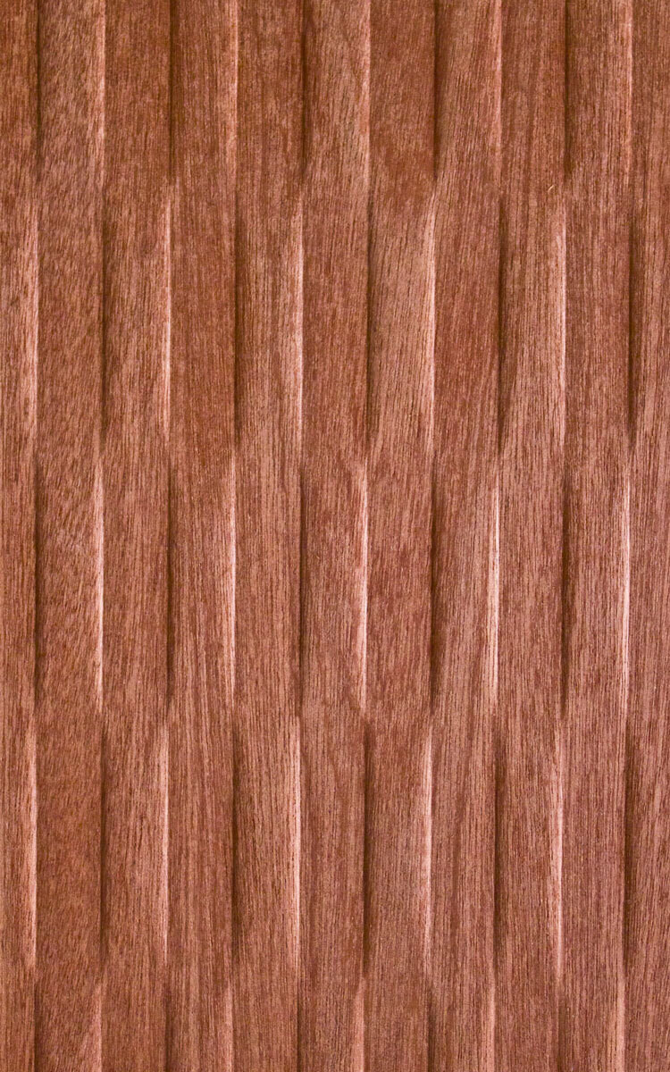 Motion II- Wave Vertical - Natural Sapele /  Now: $2.75/sq ft.