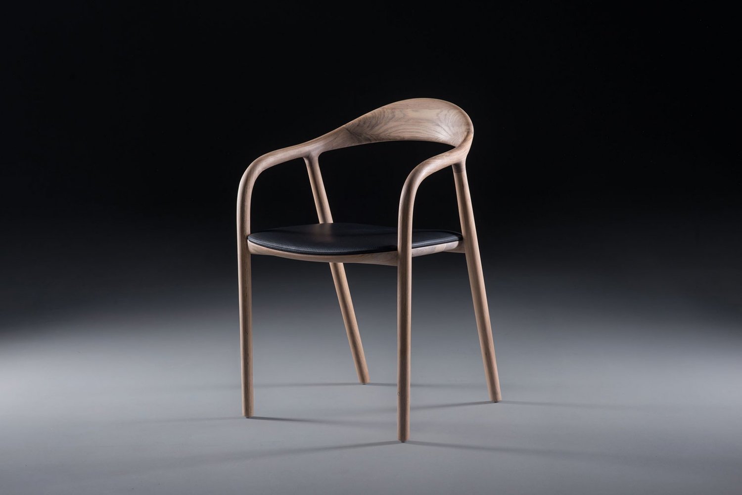 Neva Chair with Leather Seat