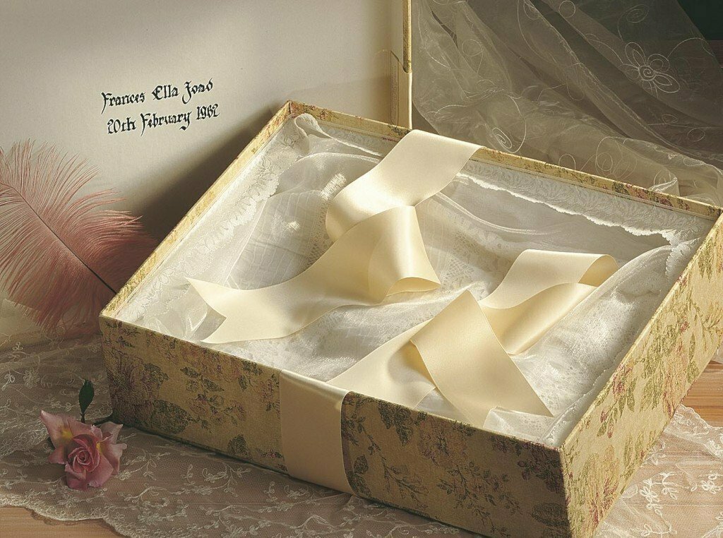 Bespoke Hand Made Wedding Dress Preservation Box Bespoke Hand Made Wedding Dress Preservation Box