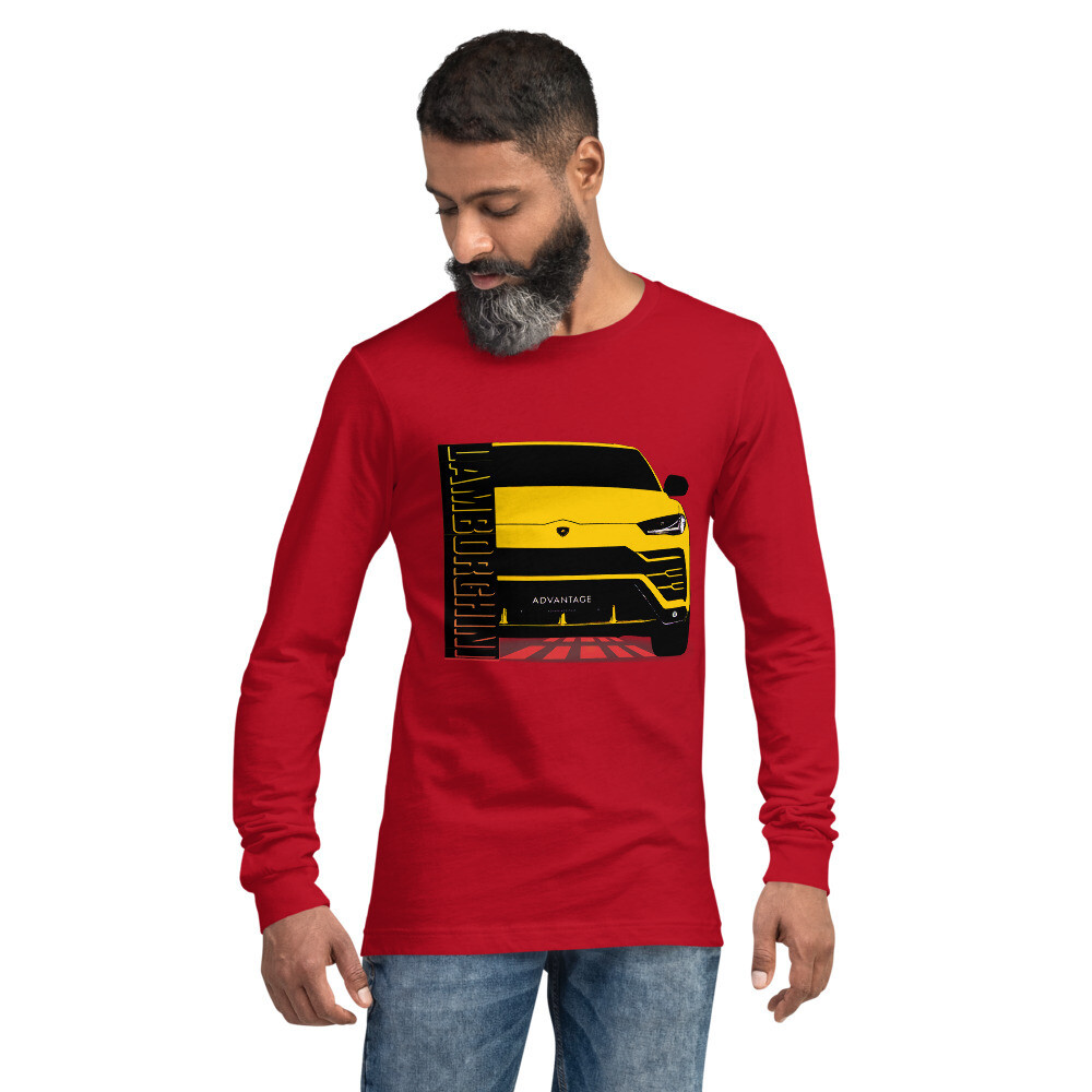 Lamborghini urus t-shirt, Bella Canvas Unisex Long Sleeve, Urus Graphic Tee, Cute Shirts, crew neck tees.