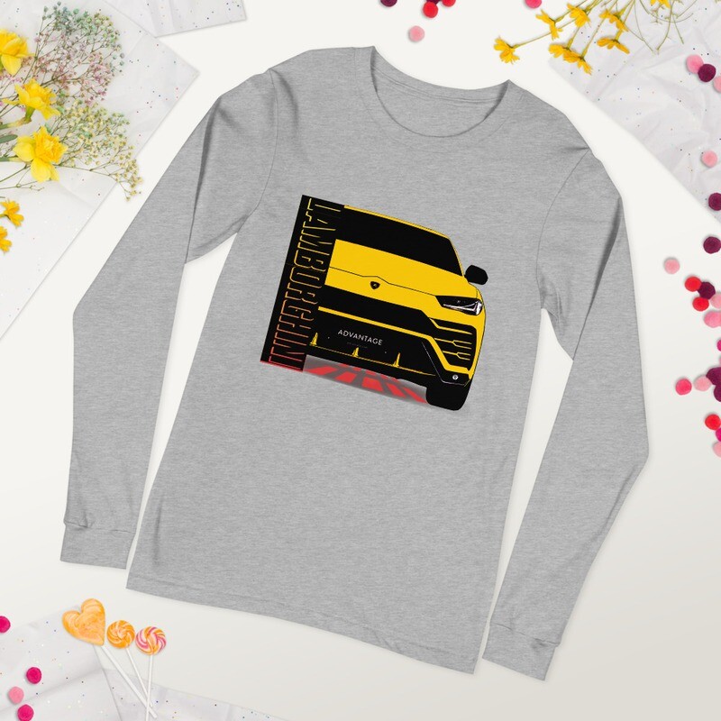 Lamborghini urus t-shirt, Bella Canvas Unisex Long Sleeve, Urus Graphic Tee, Cute Shirts, crew neck tees.