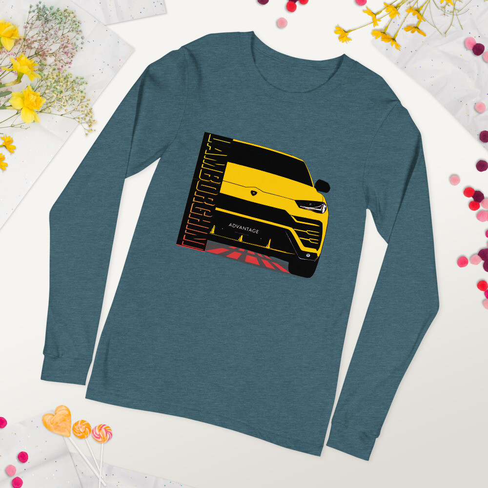 Lamborghini urus t-shirt, Bella Canvas Unisex Long Sleeve, Urus Graphic Tee, Cute Shirts, crew neck tees.
